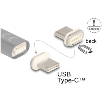 Delock Magnetic Adapter USB Type-C™ male | 66588 |
