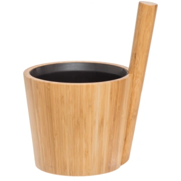 Saunas kubls Rento, bambuss, 23.5 x 27 cm, melna k