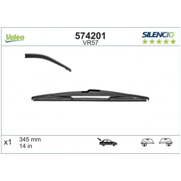 Logu slotiņa Valeo Silencio INFINITI EX (10.2008 -