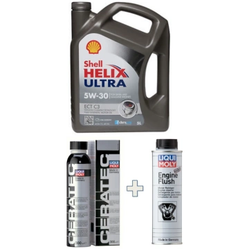 Kit Shell Helix Ultra ECT C3 5W/30 barattolo 5 Lit