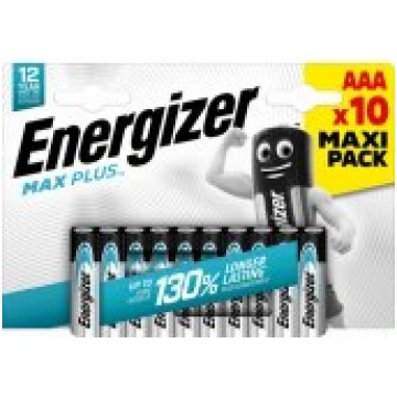 Energizer Max Plus AAA 10-pack Baterijas 763890043