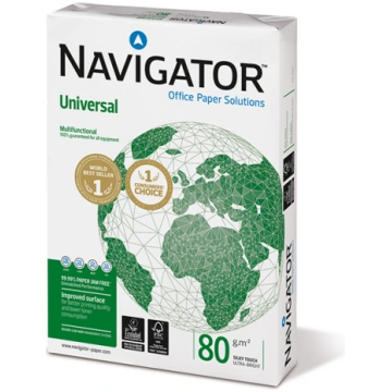 Papīrs Navigator Universal, A4, 80 g/m2, 500 loksn