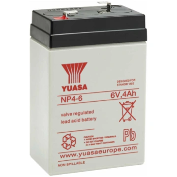 Akumulators YUASA NP4-6, 6V 4Ah