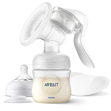 PHILIPS Avent Lotus pudelīte un manuālais piena pu