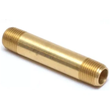 Misiņa pāreja/nipelis garšs 1/2"x1/2" ā-ā 50mm