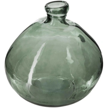 Atmosphera Wazon Dame Jeanne szklany 33cm zielony 
