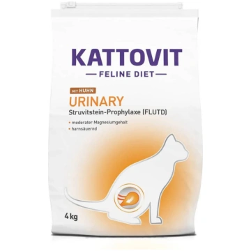 Kattovit Urinary ar vistas gaļu sausā barība kaķie