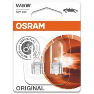 Spuldžu pāris Osram Original W5W 12V