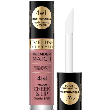 EVELINE_Wonder Match Velour Cheek&Lip sārtums un š