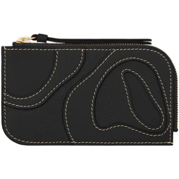 Atla Card Holder - Duo Black Polène
