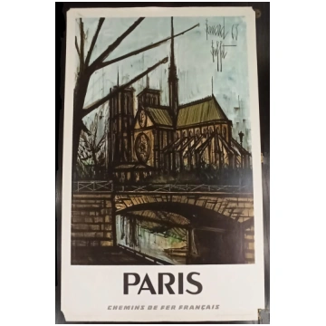 Poster della SNCF, Notre Dame, Parigi, Bernard buf
