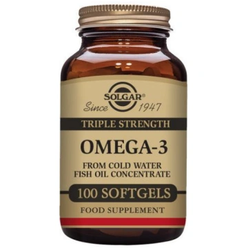 Omega 3 Triple Concentration 100 Softgels Solgar