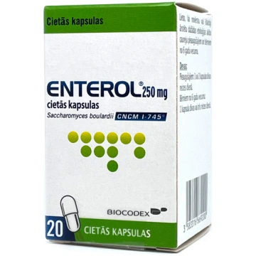 ENTEROL 250 mg cietās kapsulas N20