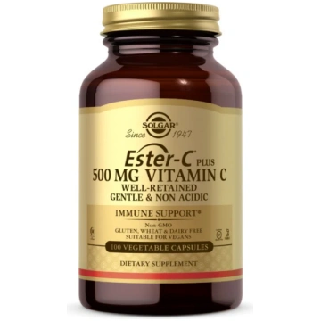 Solgar SOLGAR Ester-C un C vitamīns 500 mg – 100 k