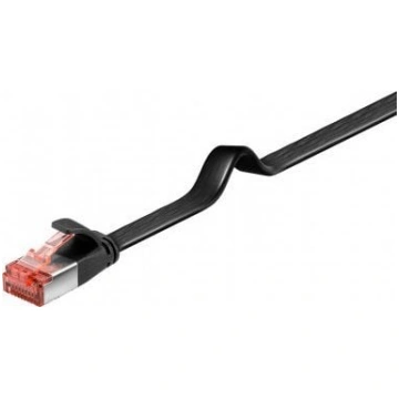 Triton CAT 6 kabel krosowy plaski U/FTP czarny - D