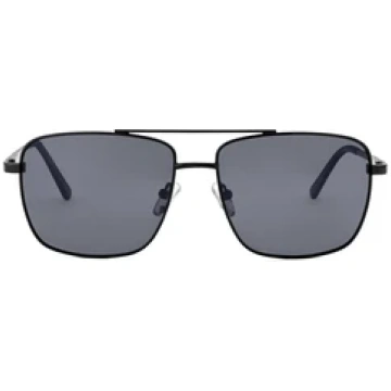 Polarisētas, melnas aviator tipa saulesbrilles, kv