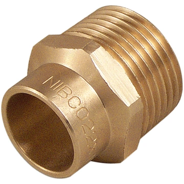 Adapteris Nibco 42430, 22mm x 3/4", misiņš