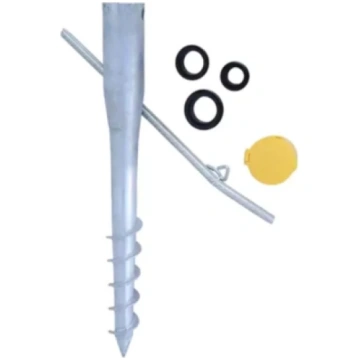 Skrūvpālis 60x550mm, PWO 60/550 D25-50 regulējams
