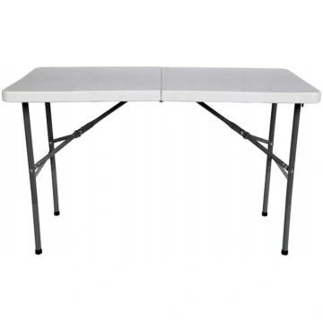 Saliekams galds-koferis 122 cm balts Nav norādīts