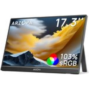 Arzopa A1M 17.3-inch 1080p Portable Monitor for PS