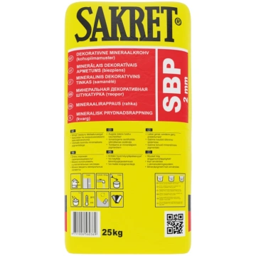 Sakret SBP Minerālais dekoratīvais apmetums (biezp