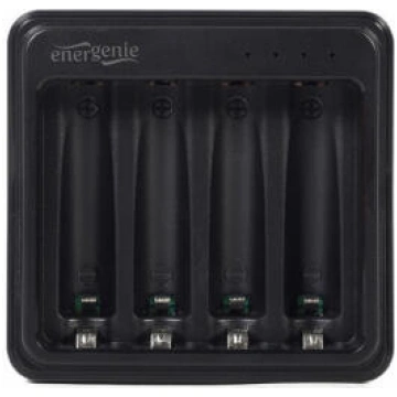 Gembird Bateriju lādētājs Gembird USB 4-slot for A