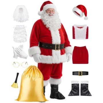 Santa Claus kostīms vīriešiem Santa Claus Ziemassv