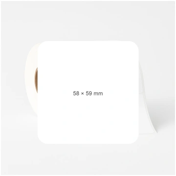 Uzlīmes 58x59mm Thermo ecco (1 rullis - 800gab)