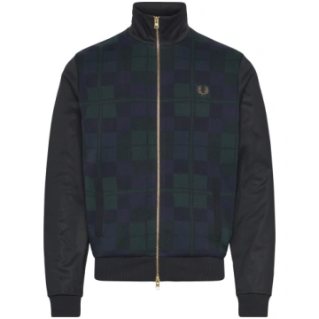 Fred Perry - Knitted Front Track Jacket - izmērs S
