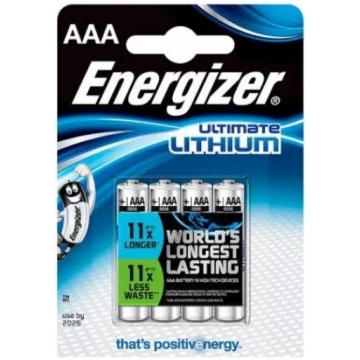 Vienreizējā baterija Energizer Ultimate AAA Lithiu