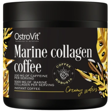 Marine Collagen Coffee 150 g OstroVit Creamy Wafer