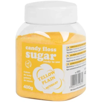 Krāsainais cukurs cukura vatei, dzeltens, 400g GSG