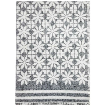 Vilnas pleds bērniem Baltic Wave 130 Grey