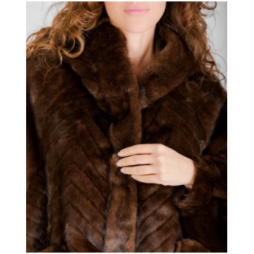 Bomber ecopelliccia ESODO - MORO / 1