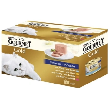Gourmet Gold pastēte 4x85g konservi kaķiem