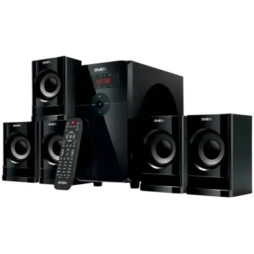 SVEN HT-201 Skaļruņi, melni (80W, Bluetooth, FM, U