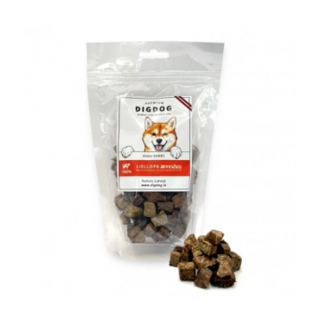 DigDog Liellopa sirds kubiņi 40g