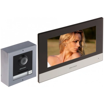 VIDEO DOMOFONA KOMPLEKTS DS-KIS702Y Hikvision