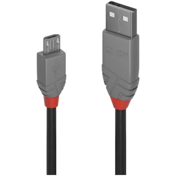 Lindy 2M Usb 2.0 Type A To Micro-B Cable, Anthra L