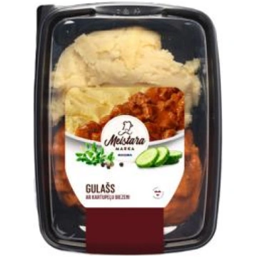 Gulašs ar kartupeļu biezeni MEISTARA MARKA 350g - 
