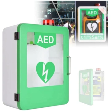 Sienas plastmasas sirds defibrilācijas signalizāci