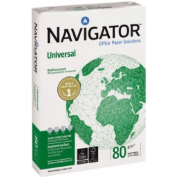 Papīrs A4, 80gr/m2, 500 loksnes, Navigator Univers