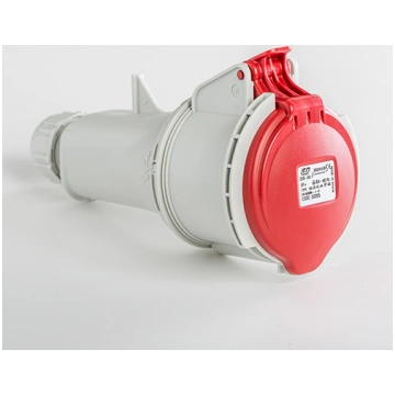 IDE kontaktligzda 2P+E 230V 9H 32A IP44 sarkana BA