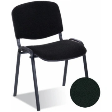 Krēsls NOWY STYL ISO BLACK V-4, melnas ādas imitāc