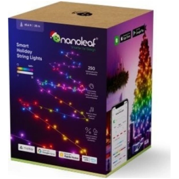 Nanoleaf 1D Outdoor Holiday String Lights Starter 