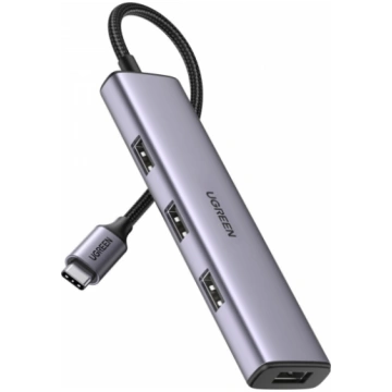 Hub UGREEN CM473 Type C to 4x USB 3.0 (gray) 20841