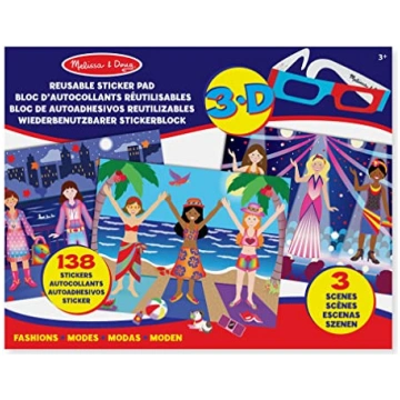 Melissa & Doug Daudzkārt līmējamo uzlīmju albums- 