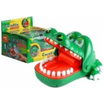 LEAN Toys Crocodile Dentist Funny Bite Finger Game