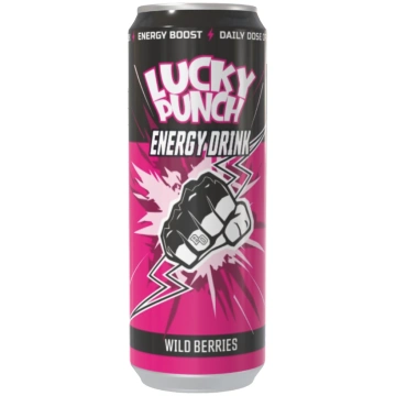 LUCKY PUNCH Wild Berry Enerģijas dzēriens 330ml
