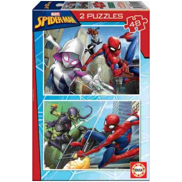 Puzzle 2x48 Spiderman Educa
